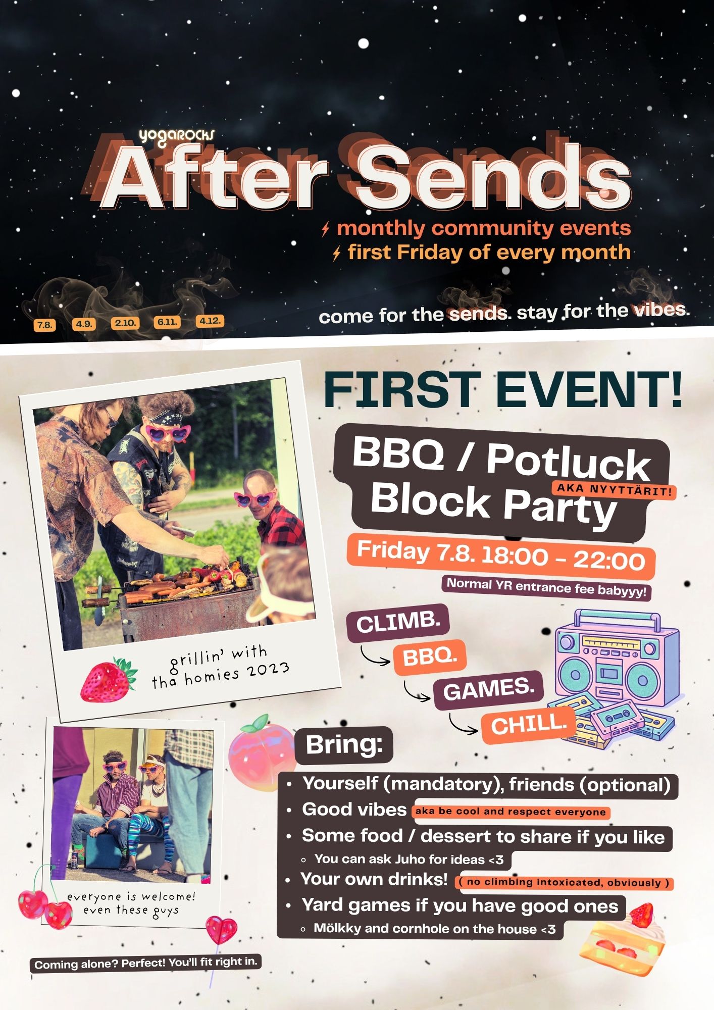 After Sends Block Party - Yogarocksin yhteisötapahtuma Lahdessa